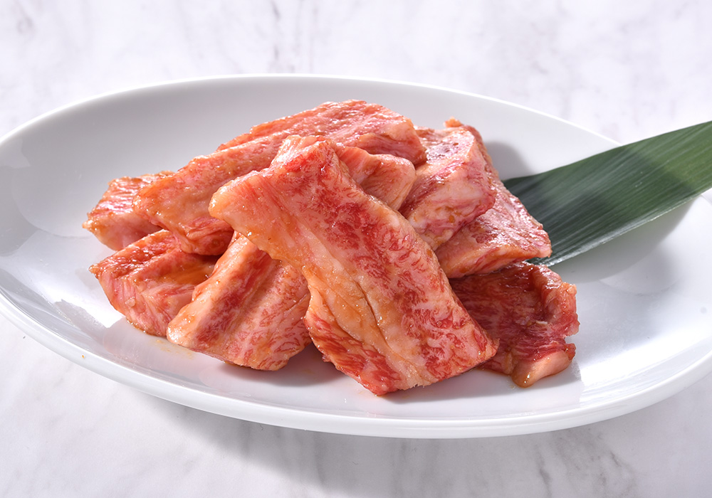 岡山 倉敷 焼肉 和牛中落カルビ切落し